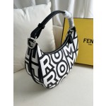 FENDI praphy underarm bag printed in large size: 205